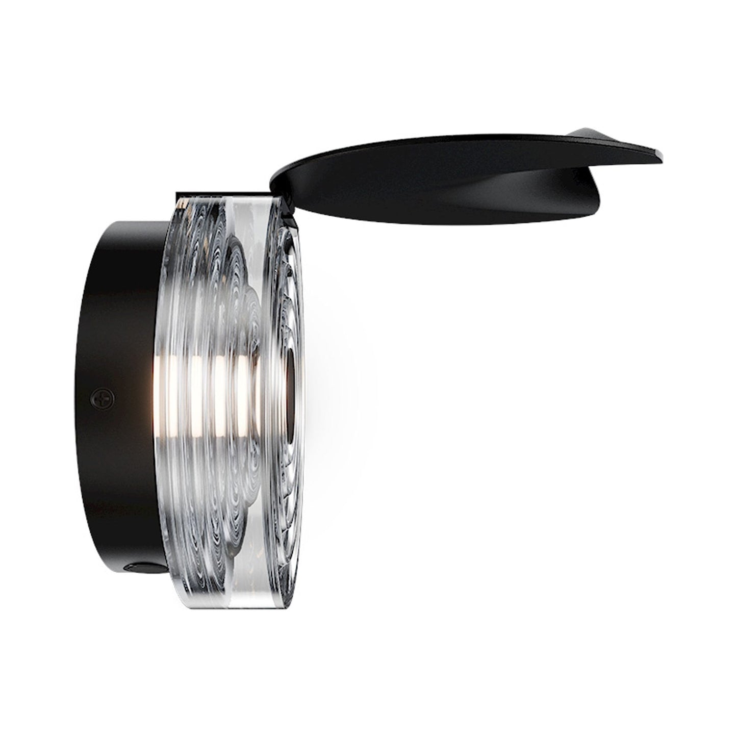 Ames LED Wall Light in Black.