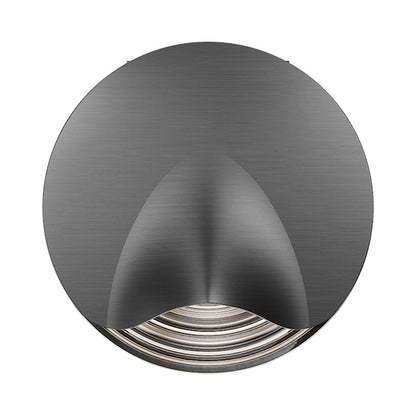 Ames LED Wall Light in Brushed Nickel.