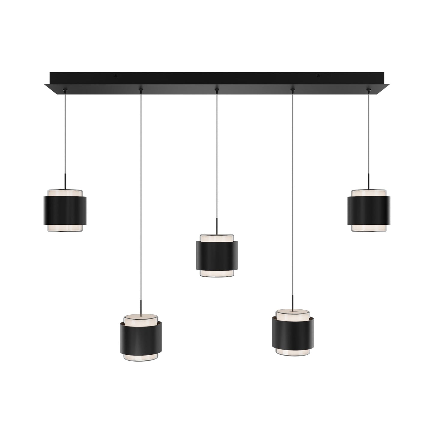 Banded LED Linear Pendant Light.