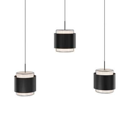 Banded LED Linear Pendant Light in Detail.