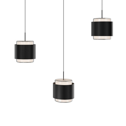 Banded LED Linear Pendant Light in Detail.