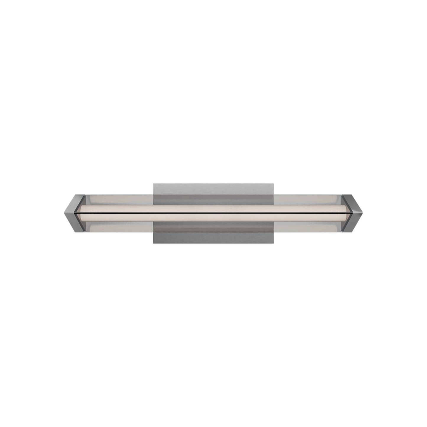 Boulevard LED Bath Wall Light in Brushed Nickel (Small).