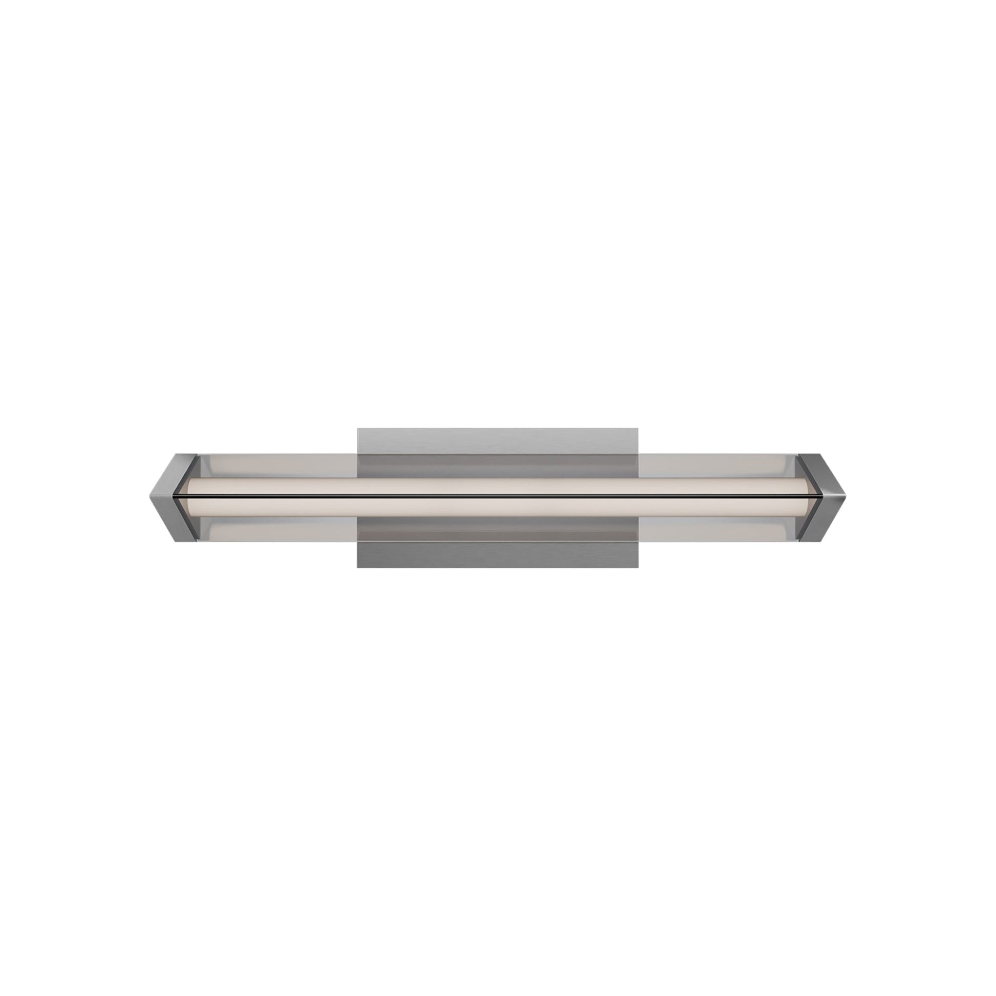 Boulevard LED Bath Wall Light in Brushed Nickel (Small).