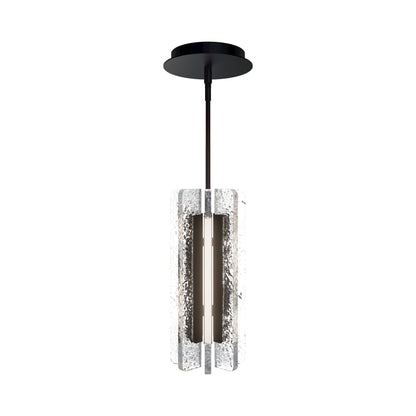 Cartridge LED Pendant Light in Black.