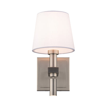 Chloe LED Wall Light in Brushed Nickel.