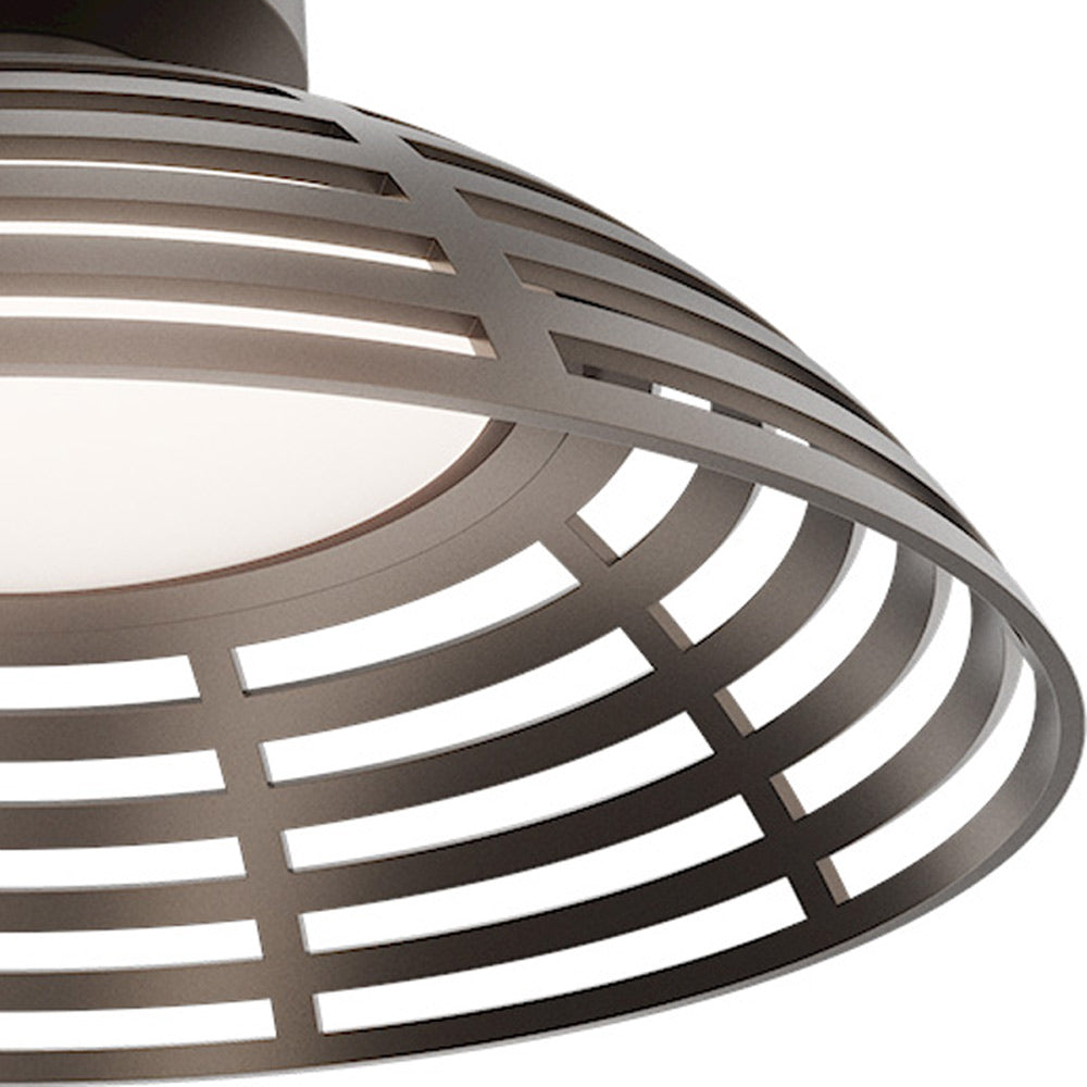 Colander Outdoor LED Flush Mount Ceiling Light in Detail.