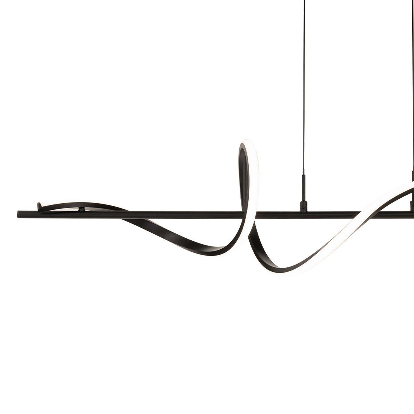 Corkscrew LED Pendant Light in Detail.