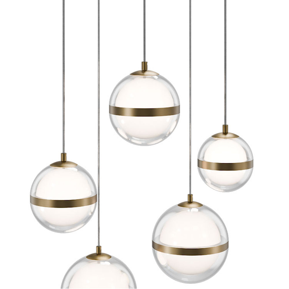 Cyllindra Round LED Pendant Light in Detail.
