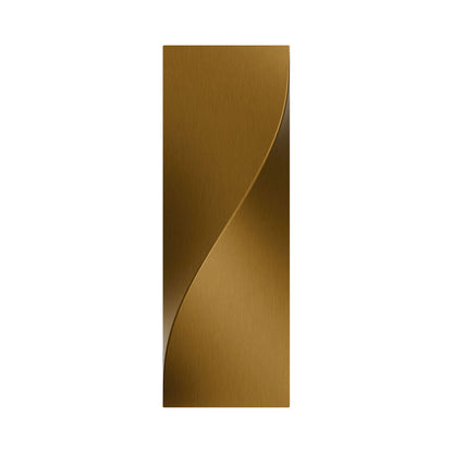 Double Diamond LED Wall Light in Aged Brass.