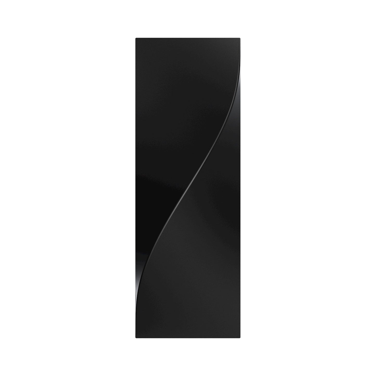Double Diamond LED Wall Light in Black.