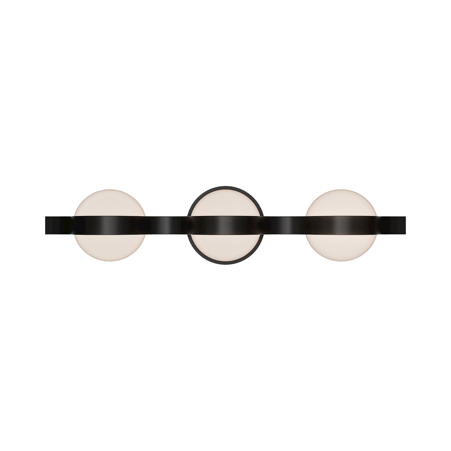 Ellaria LED Bath Vanity Light in Black.