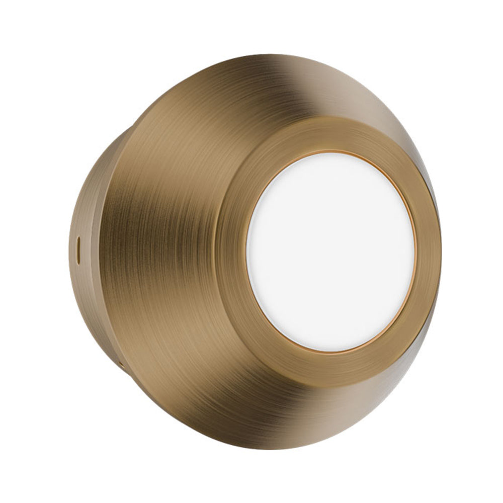Flipside LED Task Light in Aged Brass.