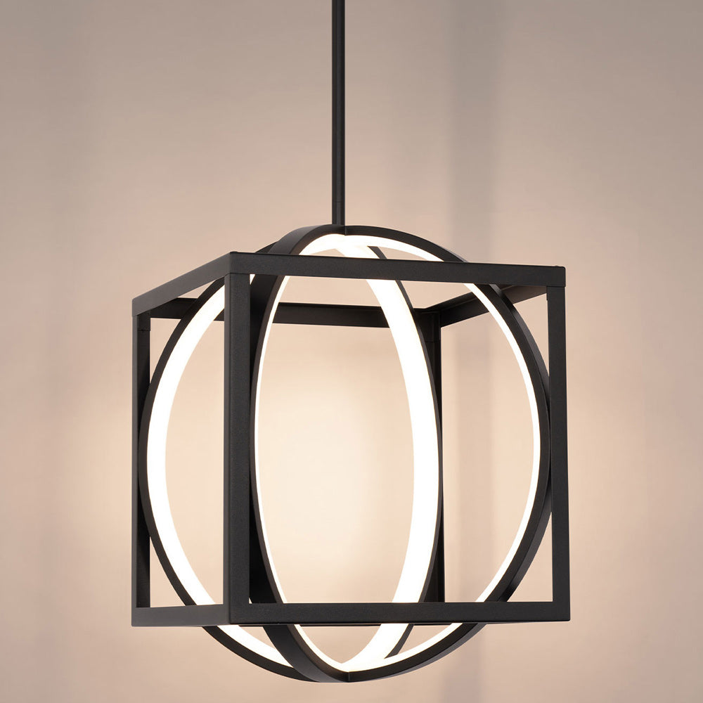 Geometrix LED Pendant Light in Detail.