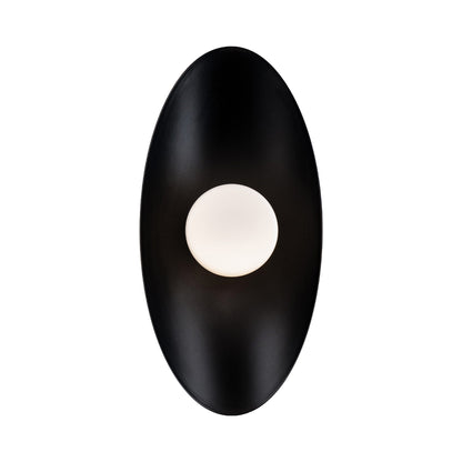 Glamour LED Vanity Wall Light in Black.