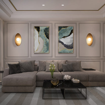 Glamour LED Vanity Wall Light in living room.