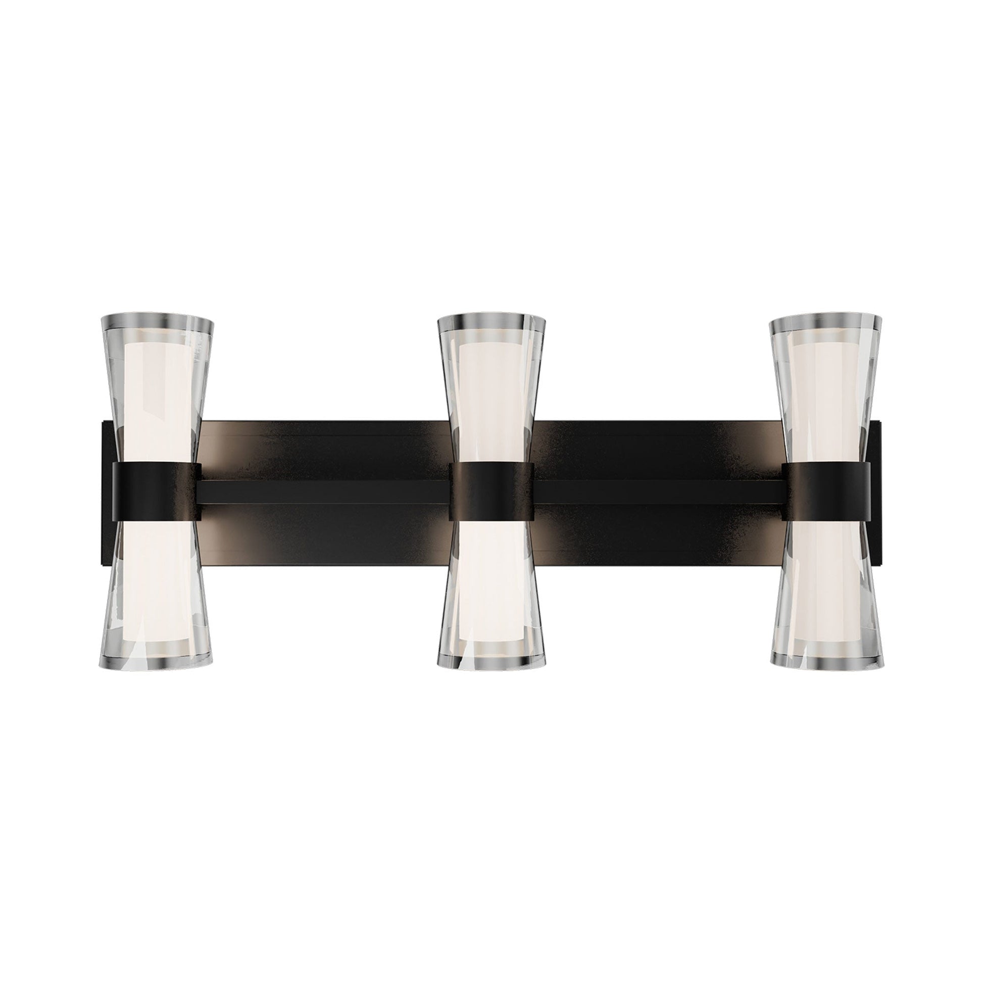 Hourglass LED Bath Wall Light.