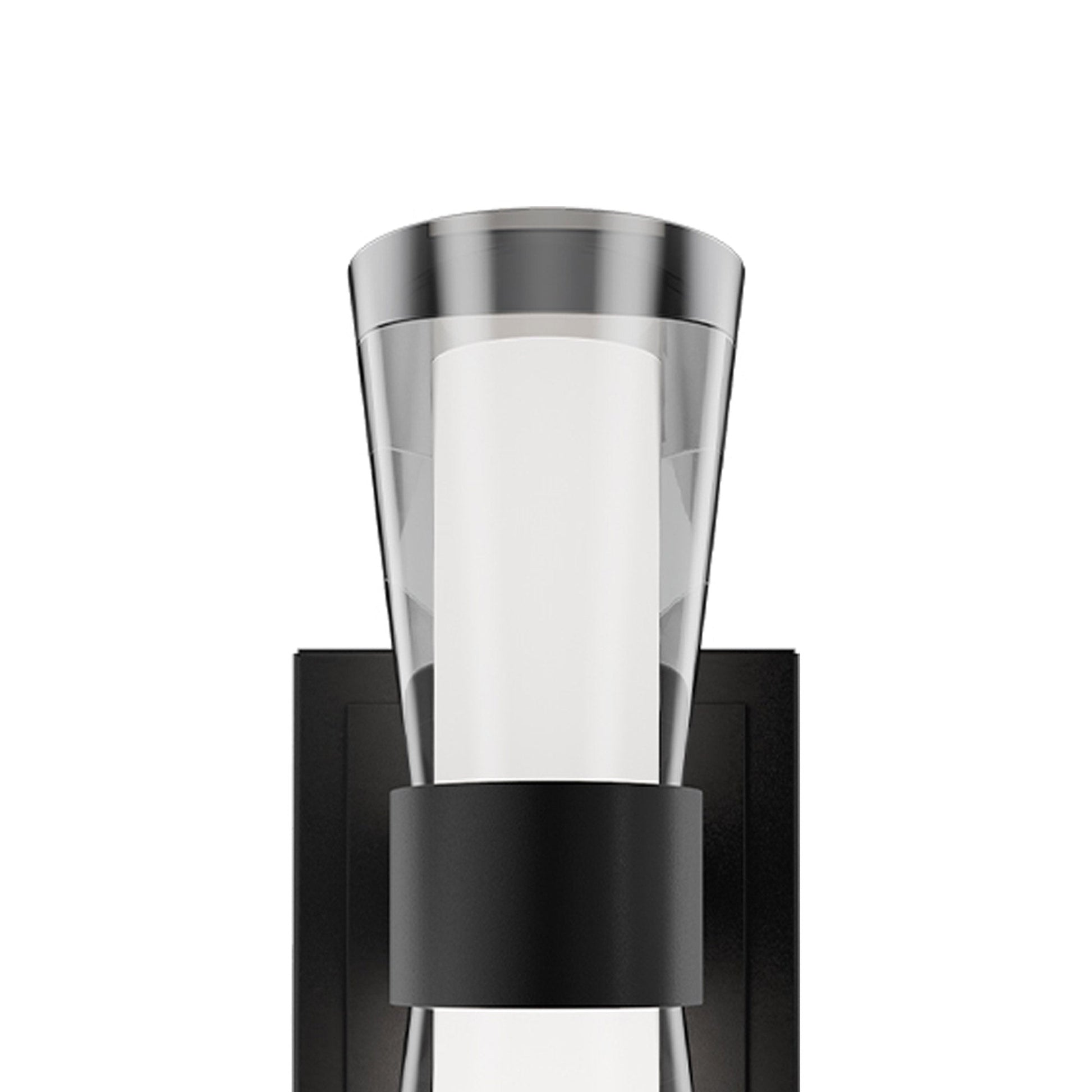 Hourglass Single LED Bath Wall Light in Detail.