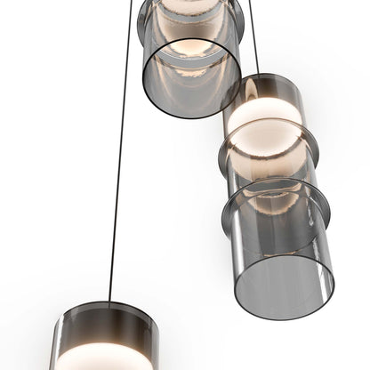 Kanister Multi Light LED Chandelier in Detail.