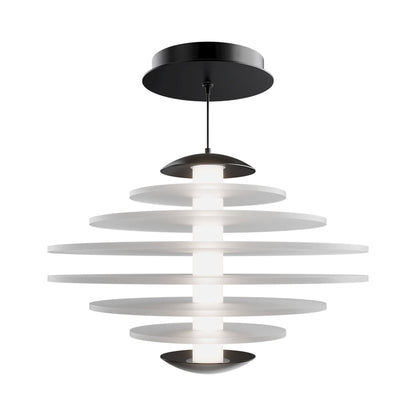 Loopey LED Pendant Light in Black.
