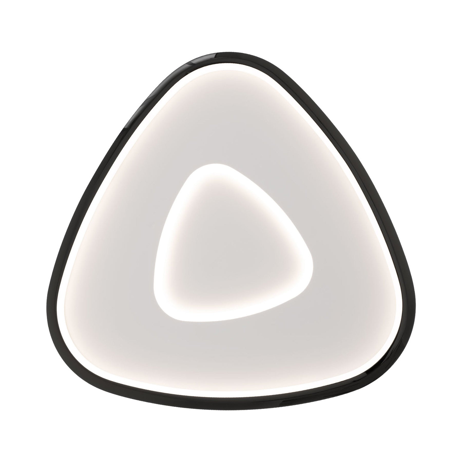 Mandala LED Wall Light in Black Chrome.