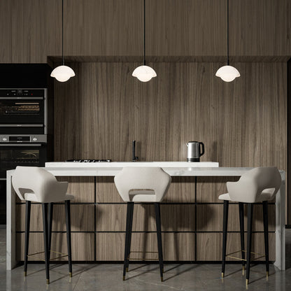 Moonstone LED Pendant Light in kitchen.