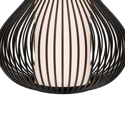 Poppin Outdoor LED Flush Mount Ceiling Light in Detail.