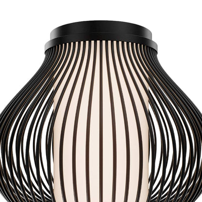 Poppin Outdoor LED Flush Mount Ceiling Light in Detail.
