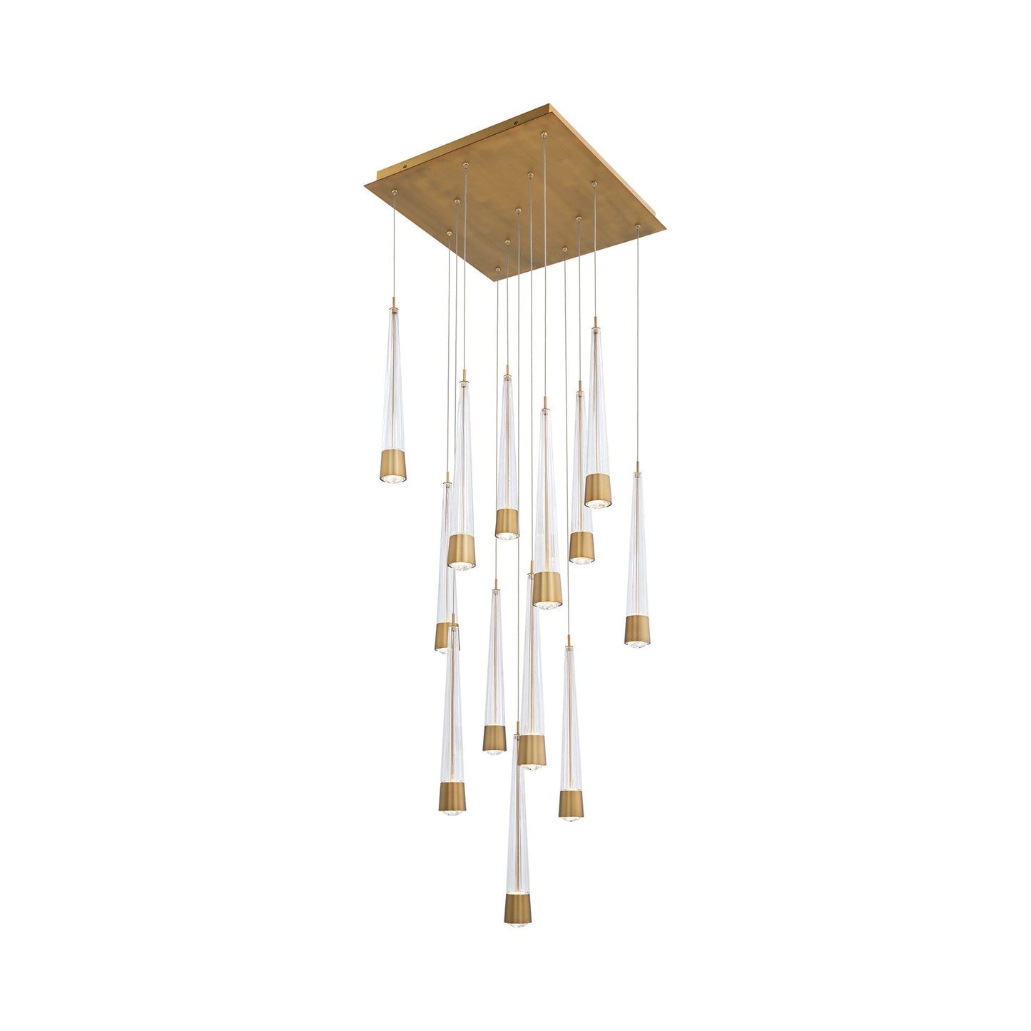 Quill Square LED Multi Pendant Light.