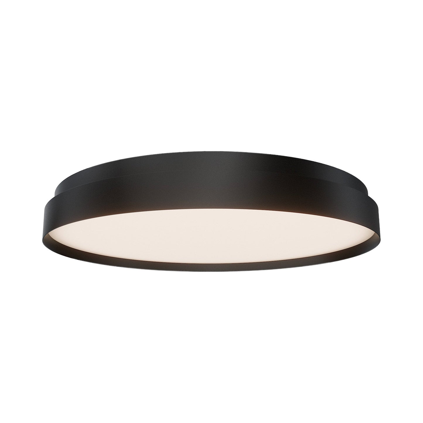 Rinsglsey LED Flush Mount Ceiling Light in Black.