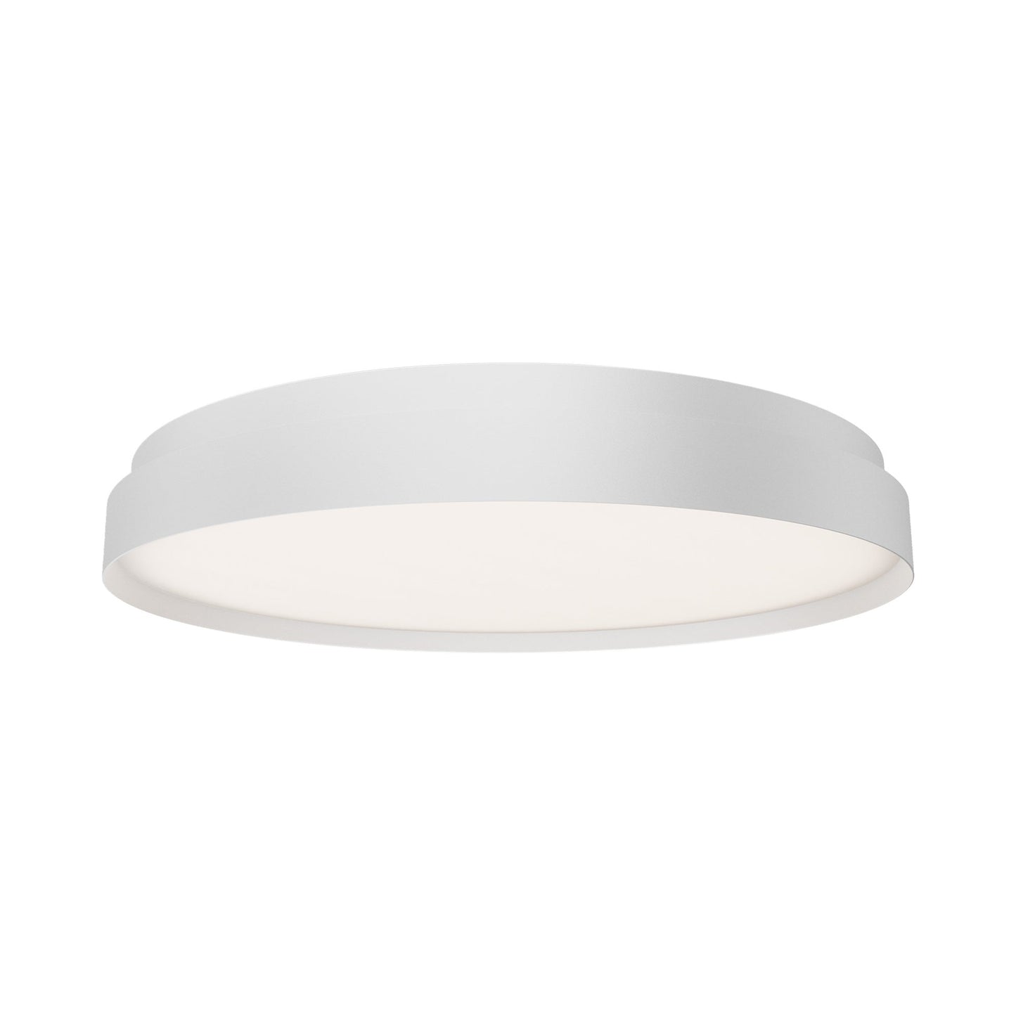 Rinsglsey LED Flush Mount Ceiling Light in White.