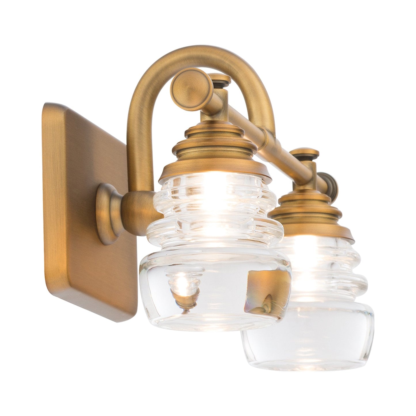 Rondelle LED Bath Vanity Light in Detail.
