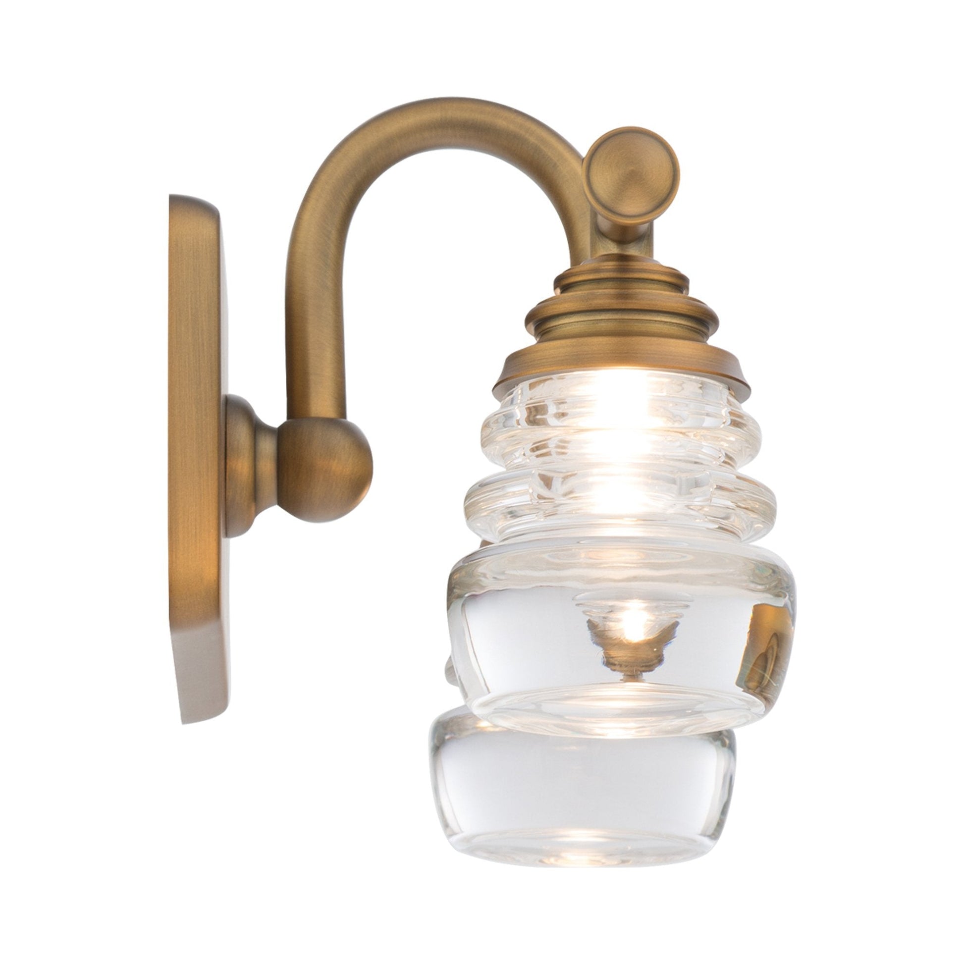 Rondelle LED Bath Vanity Light in Detail.