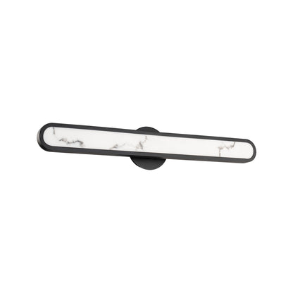Serena LED Bath Vanity Light in Black (32.5-Inch).