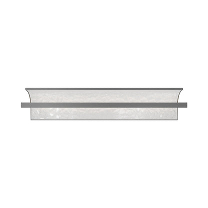 Shard LED Bath Wall Light in Brushed Nickel (Large).