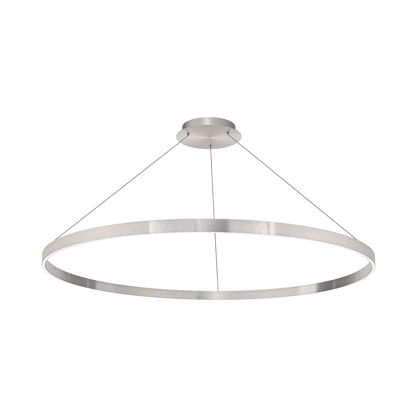 Sirius LED Pendant Light in Brushed Aluminum (47.88-Inch).