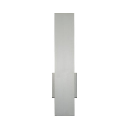 Stag Outdoor LED Wall Light in Brushed Aluminum (3000K).