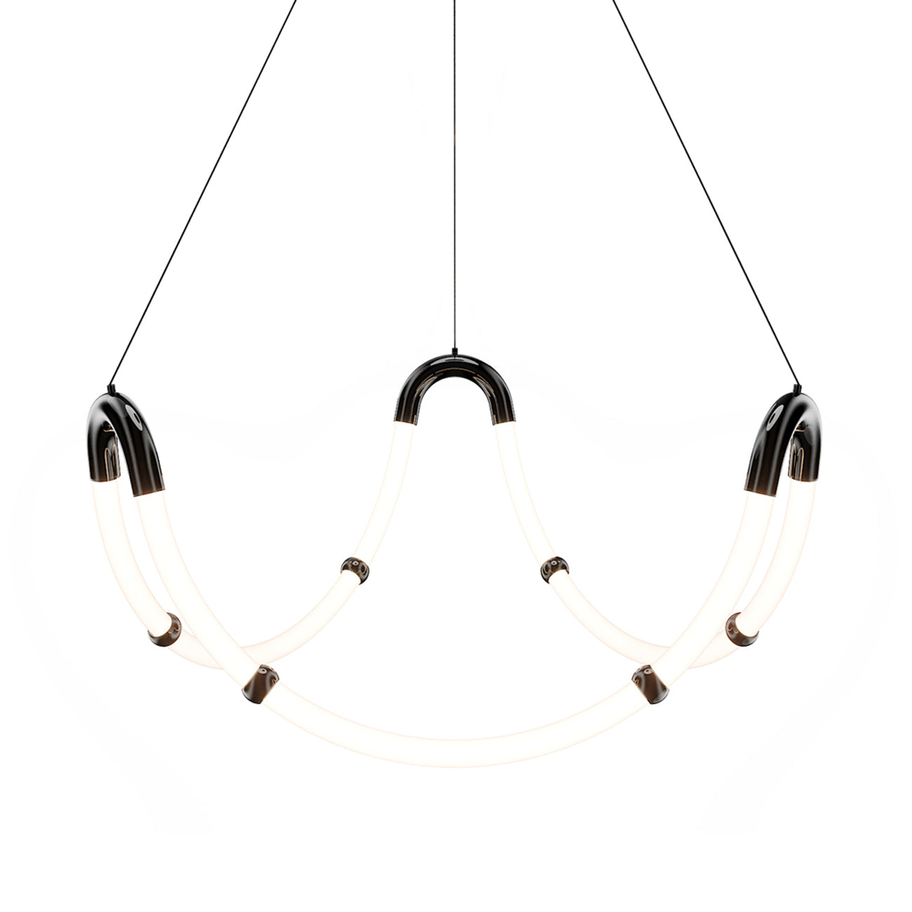Swathe LED Chandelier in Detail.