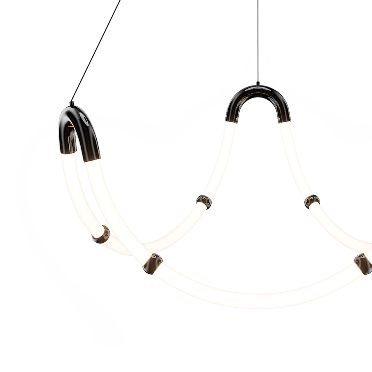 Swathe LED Chandelier in Detail.