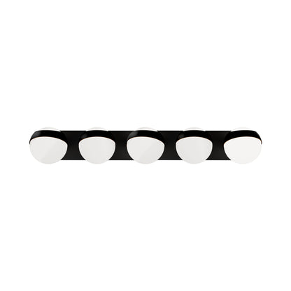 Tripoli LED Bath Wall Light in Black (Large).