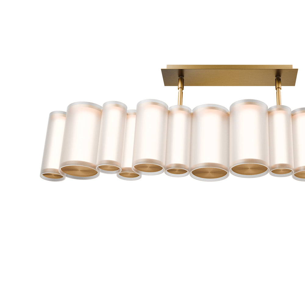Troop Linear LED Pendant Light in Detail.