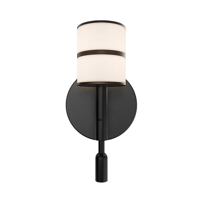 Veer LED Wall Light in Black.
