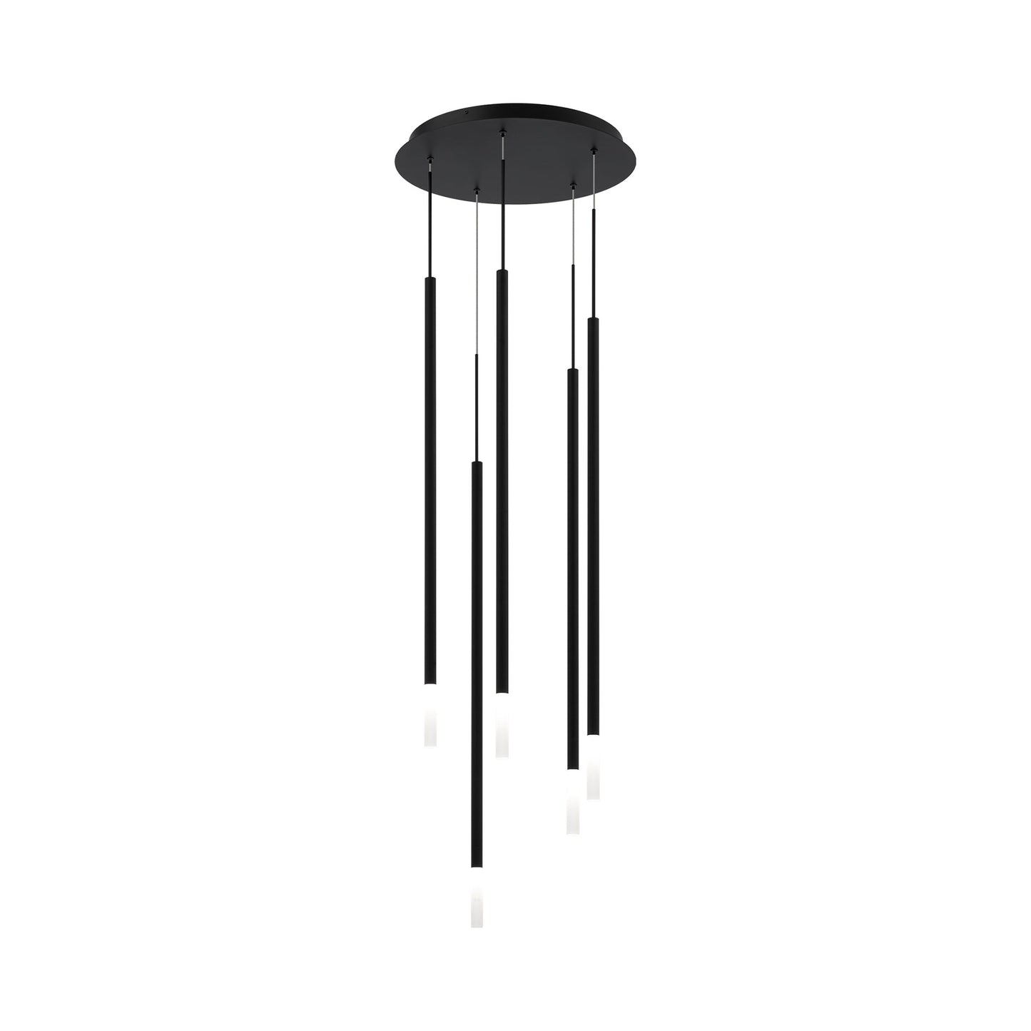 Viggo Round LED Multi Pendant Light (32-Inch/5-Light).