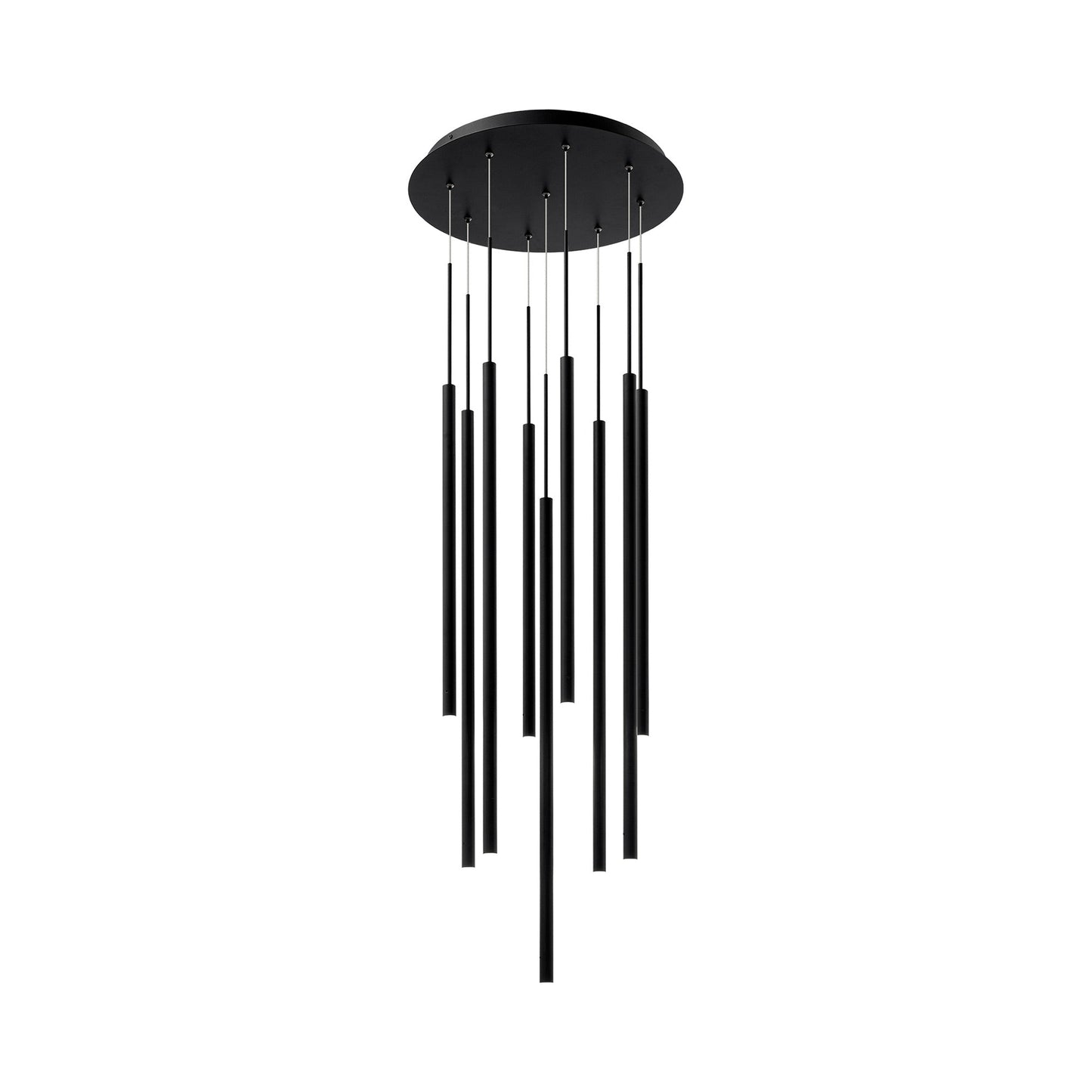 Viggo Round LED Multi Pendant Light (32-Inch/9-Light).