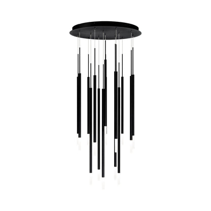 Viggo Round LED Multi Pendant Light (32-Inch/15-Light).