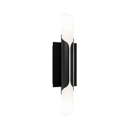 Wrappe LED Wall Light in Black.