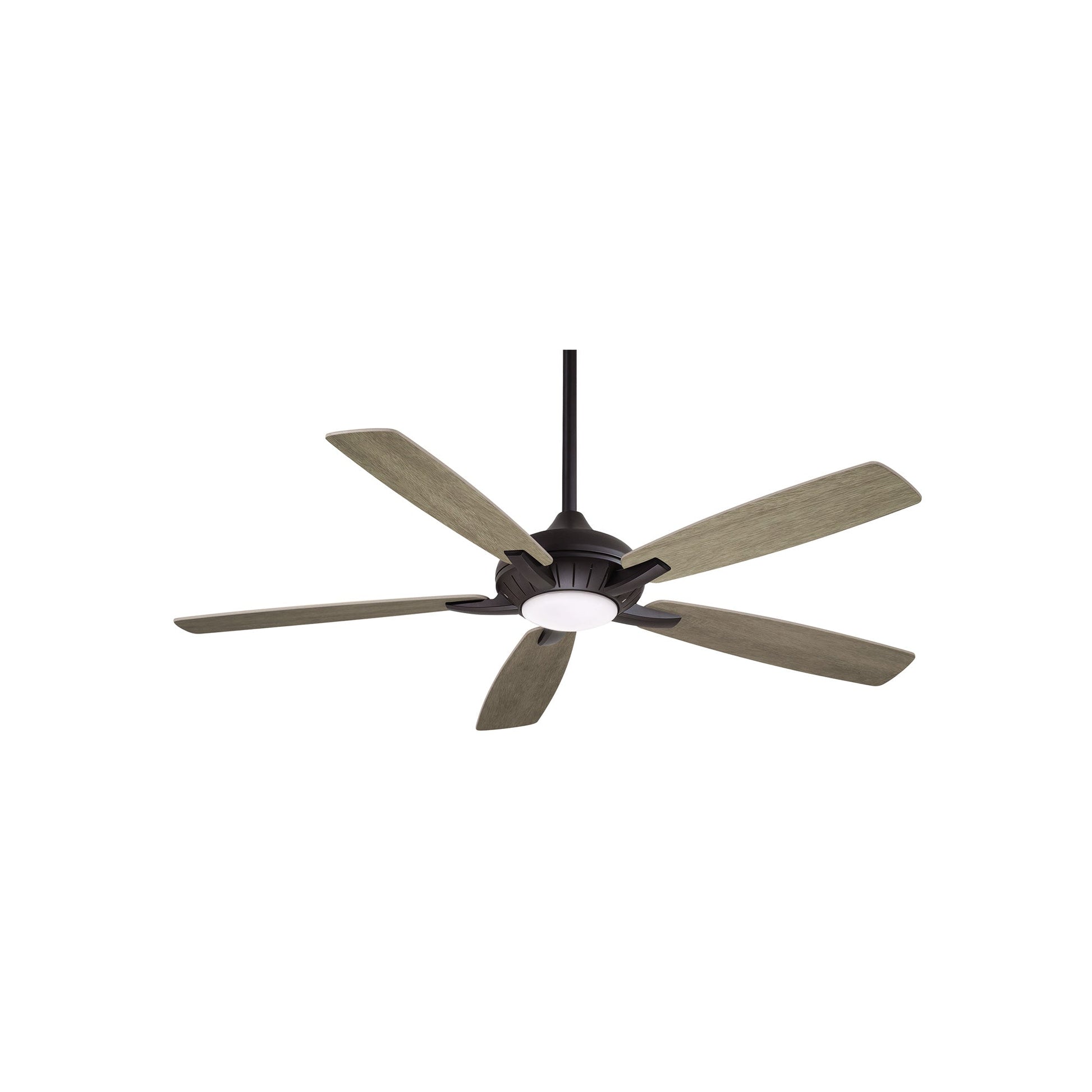 Dyno XL Smart LED Ceiling Fan in Coal/Seashore Grey.