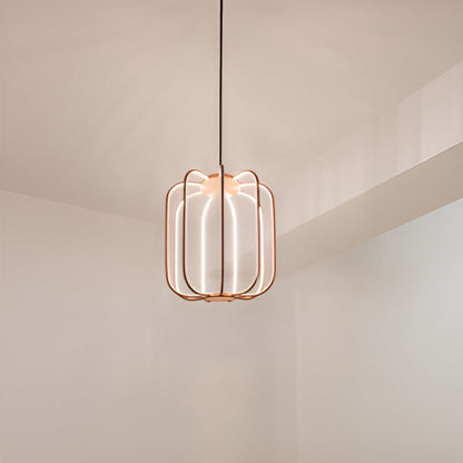 Cavea LED Pendant Light in Eco Gold (Short).