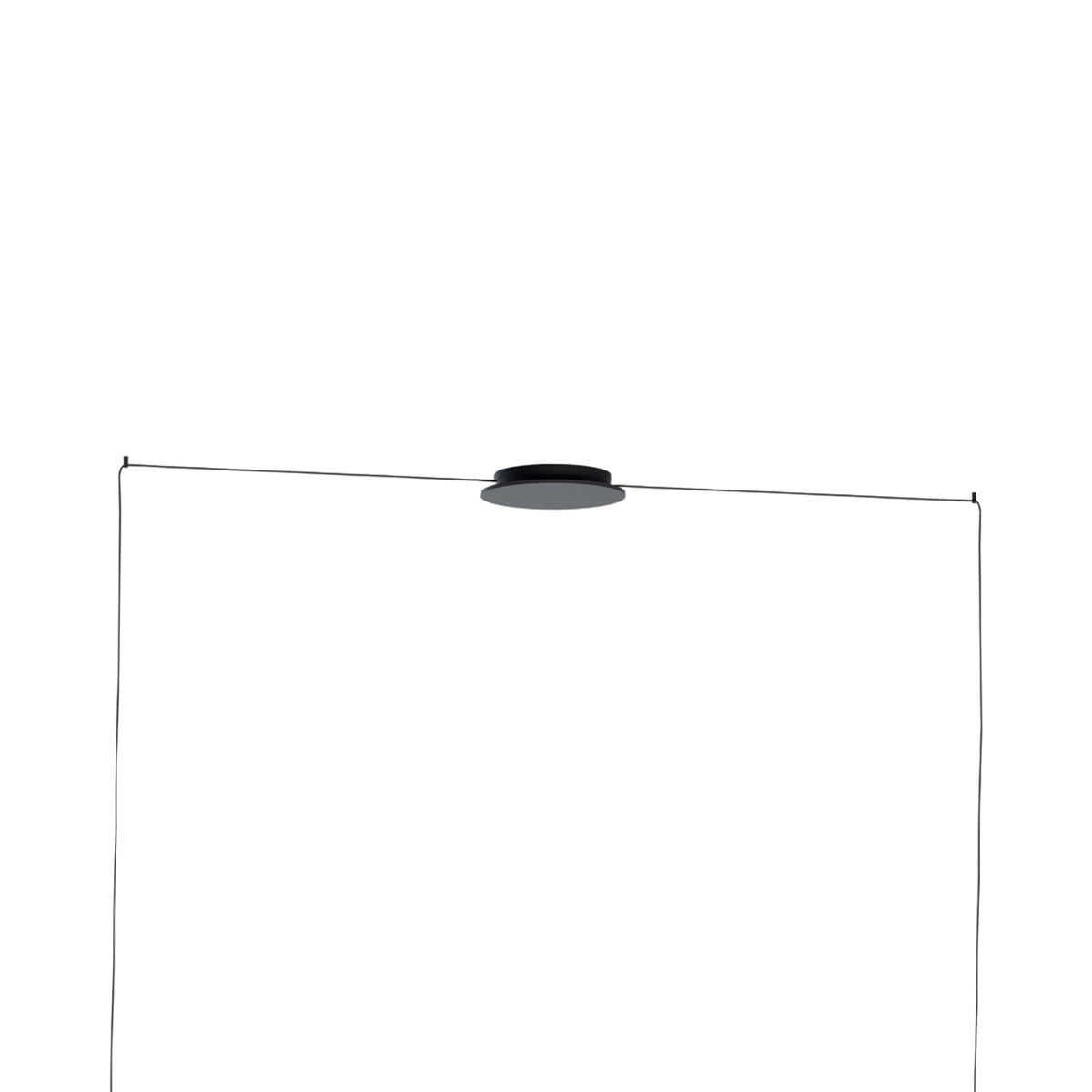 Stick System Side-Feed Multi Light Canopy in Black (2-Light).