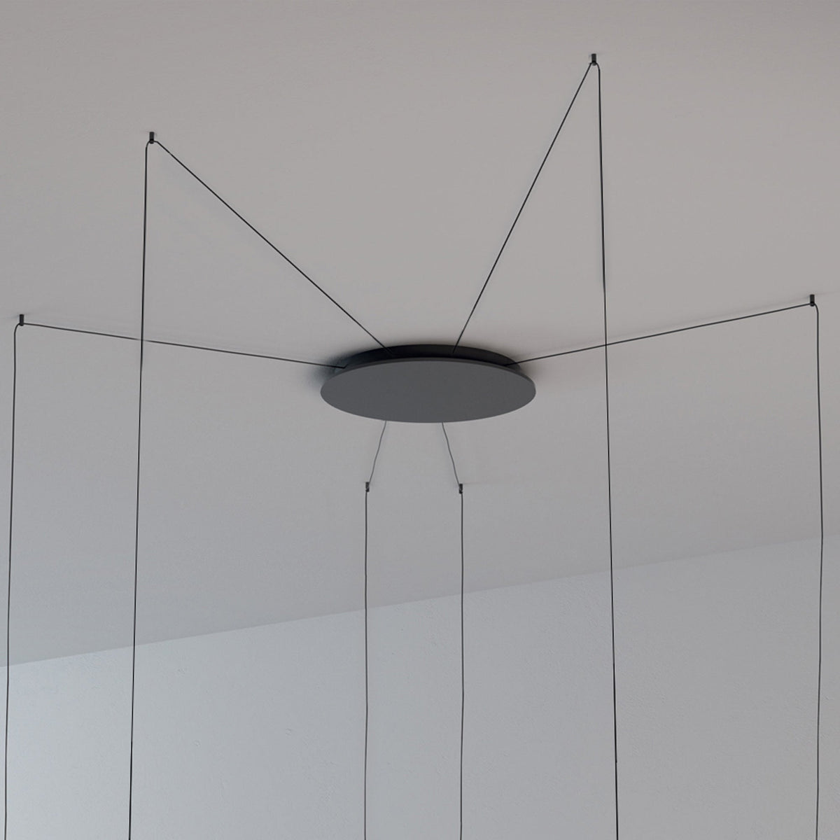 Stick System Side-Feed Multi Light Canopy in Detail.