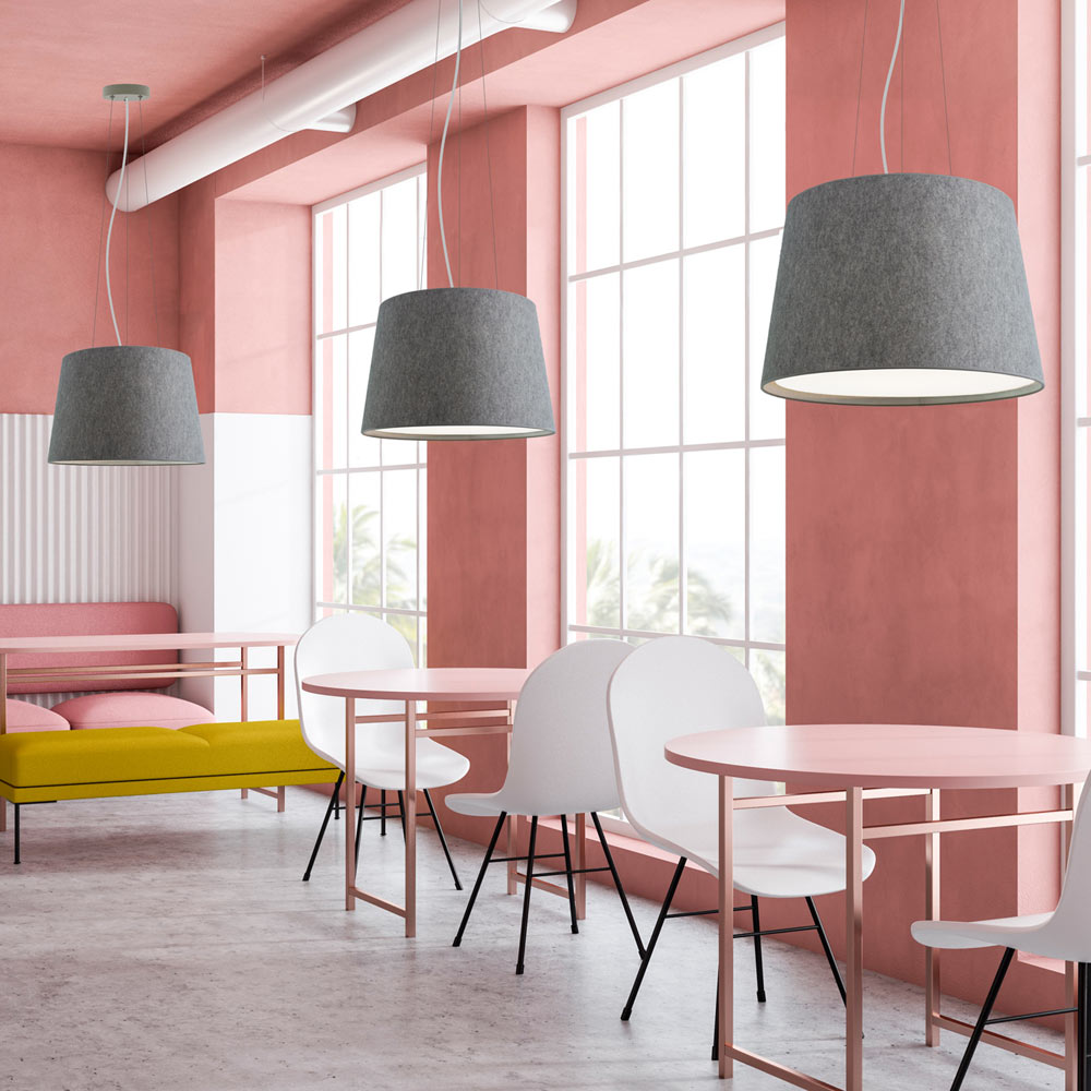 Andrea Pendant Light in living room.